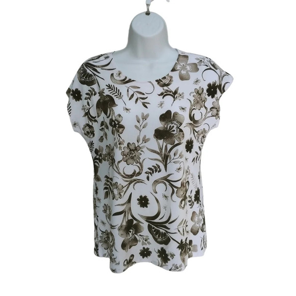 Classic  Edition Floral Top Monochromatic S - Picture 1 of 7